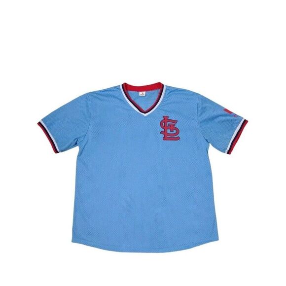 St. Louis Cardinals Jersey Men's XL Light Blue The Machine 5 Albert Pujols - Picture 1 of 9